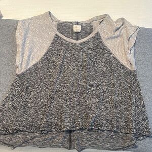 Vince Two-Tone Heathered Women's Tee